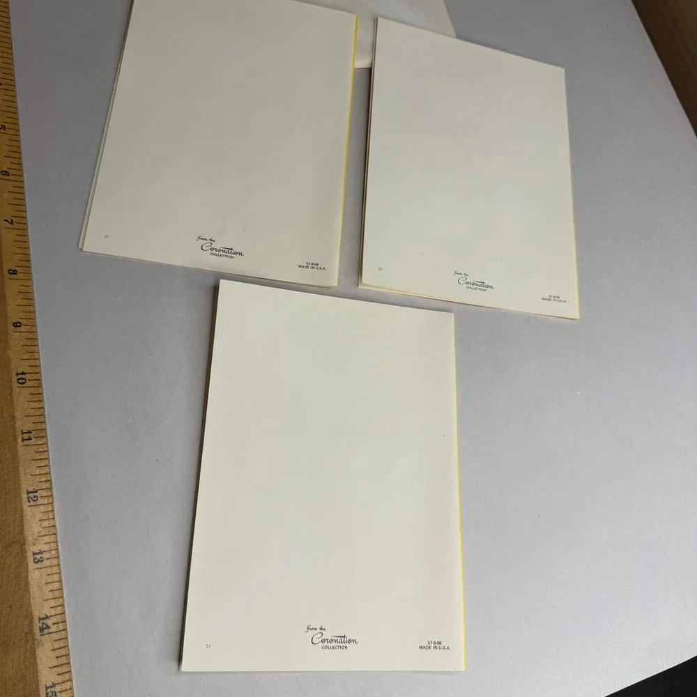 Vintage Coronation Collection Squirrel Congratulations Greeting Cards Set of 3